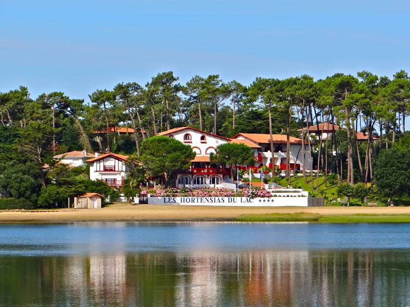 Hotel Les Hortensias Du Lac Soorts-Hossegor Exterior foto