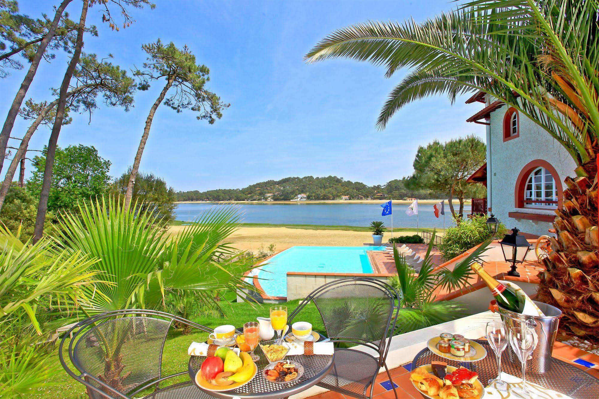 Hotel Les Hortensias Du Lac Soorts-Hossegor Exterior foto