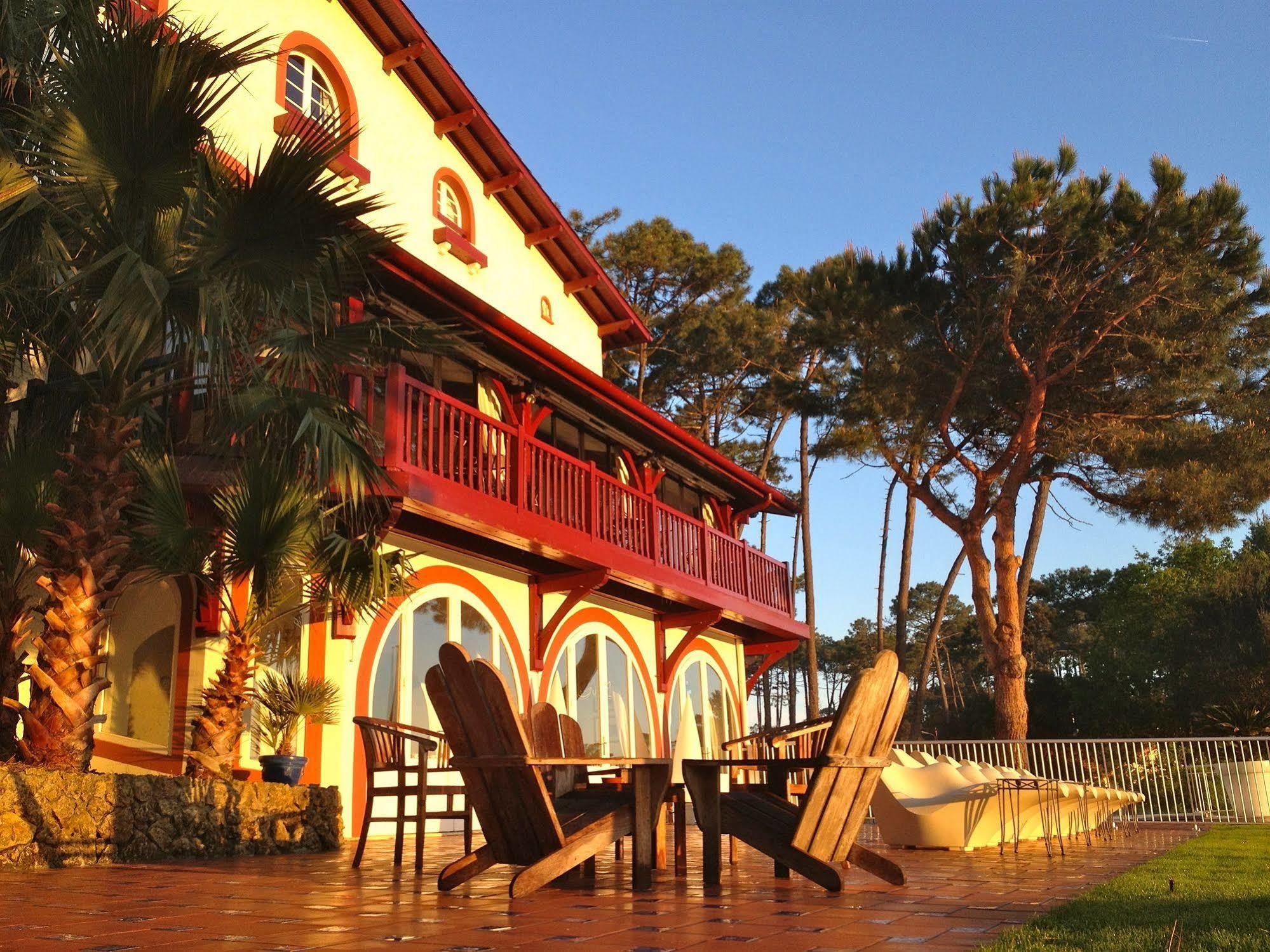 Hotel Les Hortensias Du Lac Soorts-Hossegor Exterior foto
