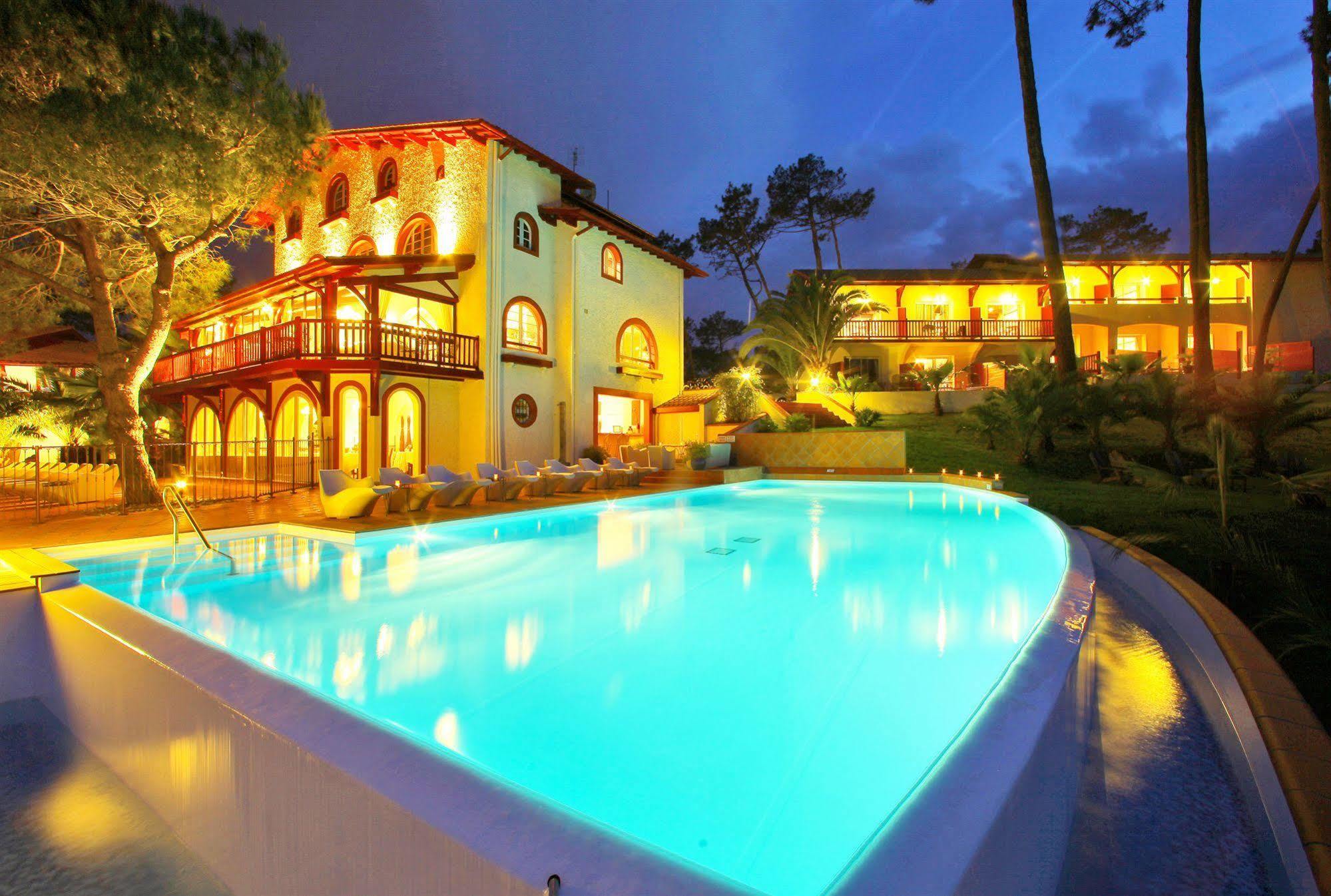 Hotel Les Hortensias Du Lac Soorts-Hossegor Exterior foto