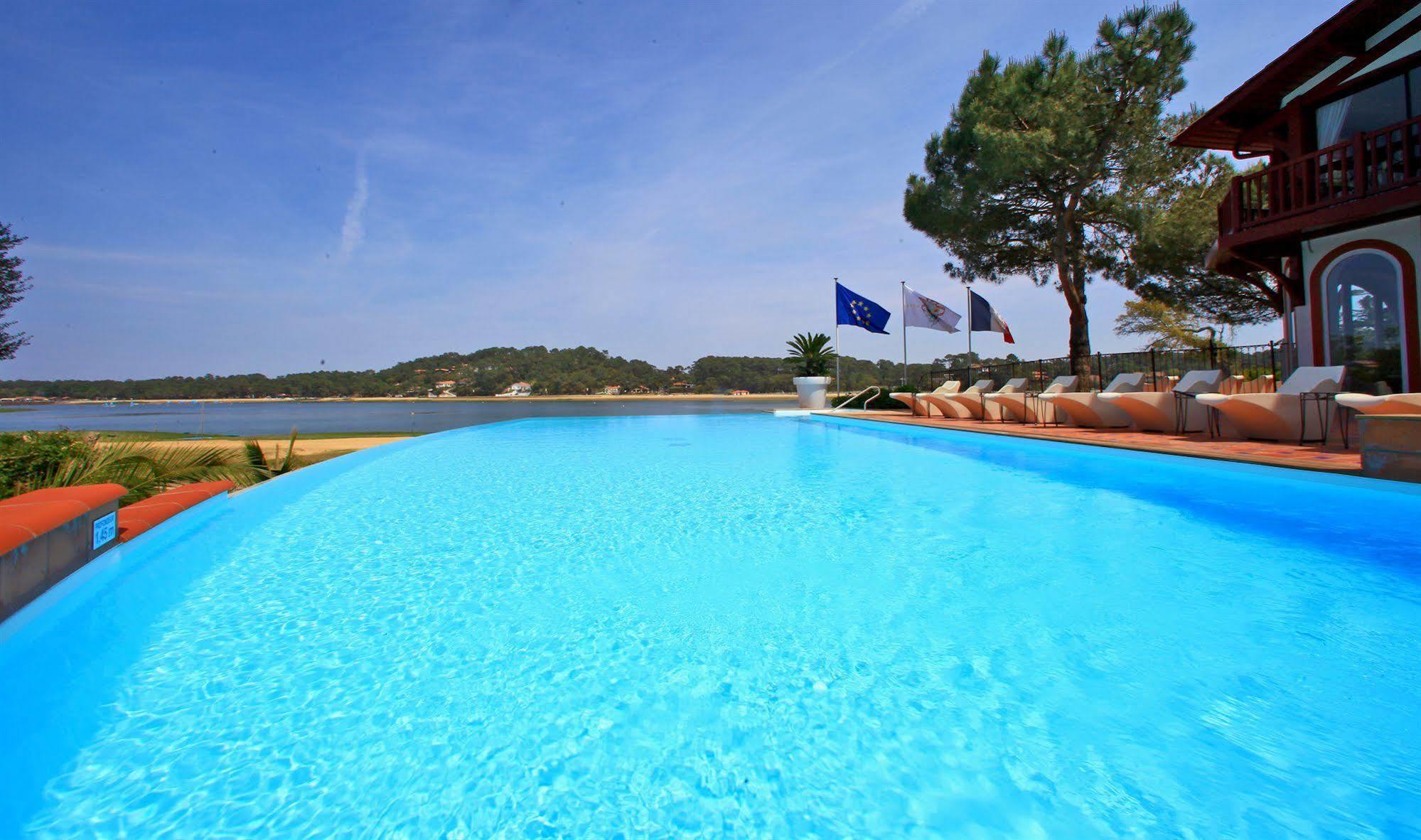 Hotel Les Hortensias Du Lac Soorts-Hossegor Exterior foto